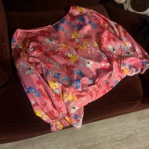 Floral Pink Blouse